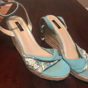 Xhilaration blue wedges